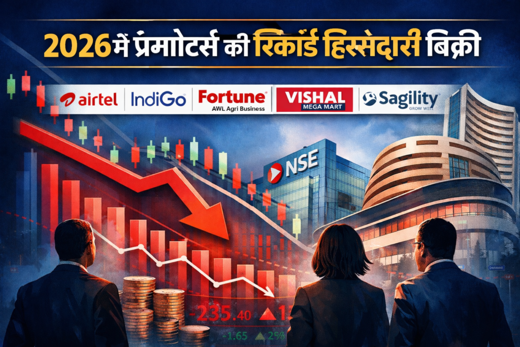 2025 में प्रमोटर्स द्वारा सबसे ज्यादा हिस्सेदारी बेचने वाली 5 कंपनियां | Top Promoter Selling Stocks